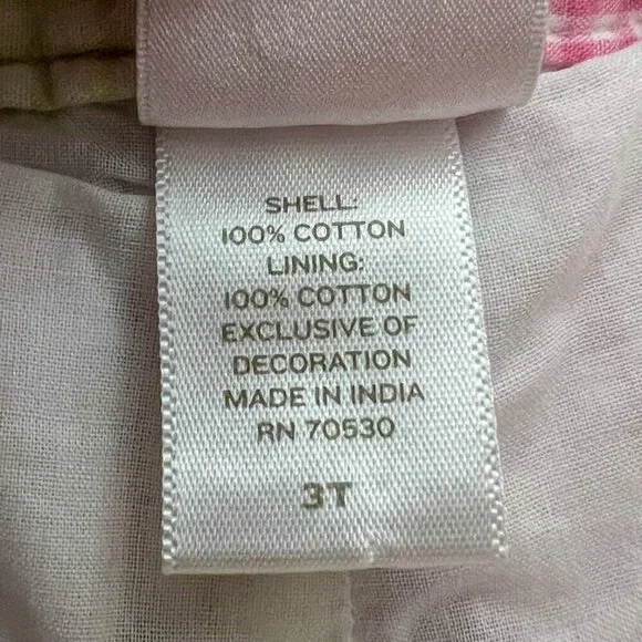 Janie and Jack Quilted Patchwork Bermuda Shorts Size 3T - Picture 6 of 6